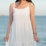 Robe longue à bretelles